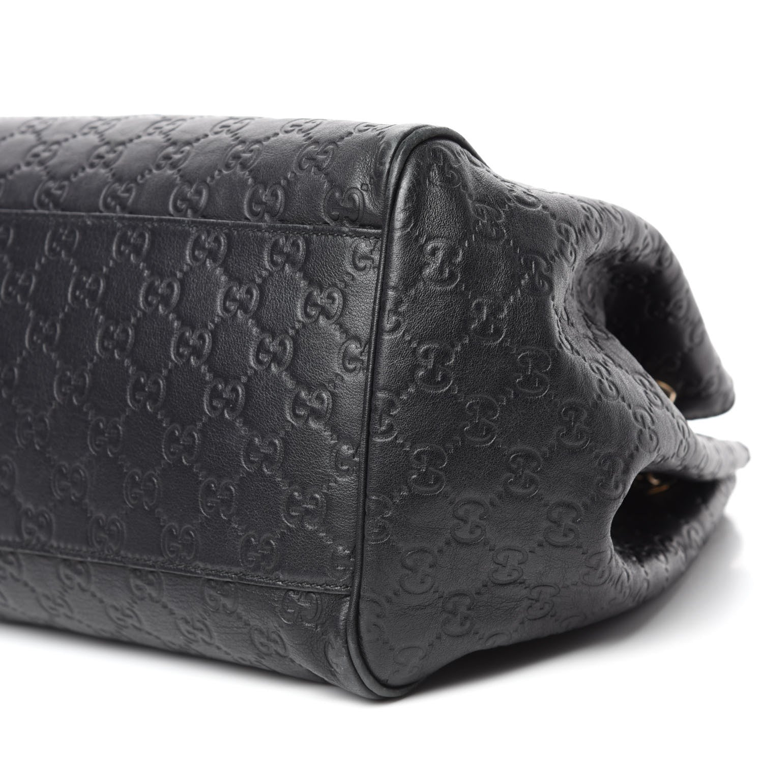 Gucci Guccissima Medium Emily Shoulder Bag Black 7 of 10