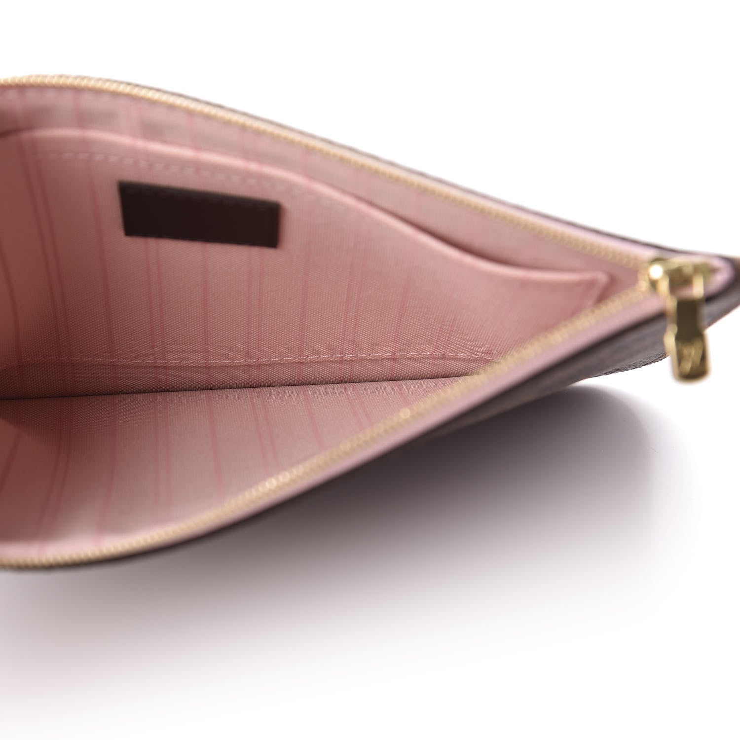 Louis Vuitton Damier Ebene Neverfull MM GM Pochette Rose Ballerine 5 of 10