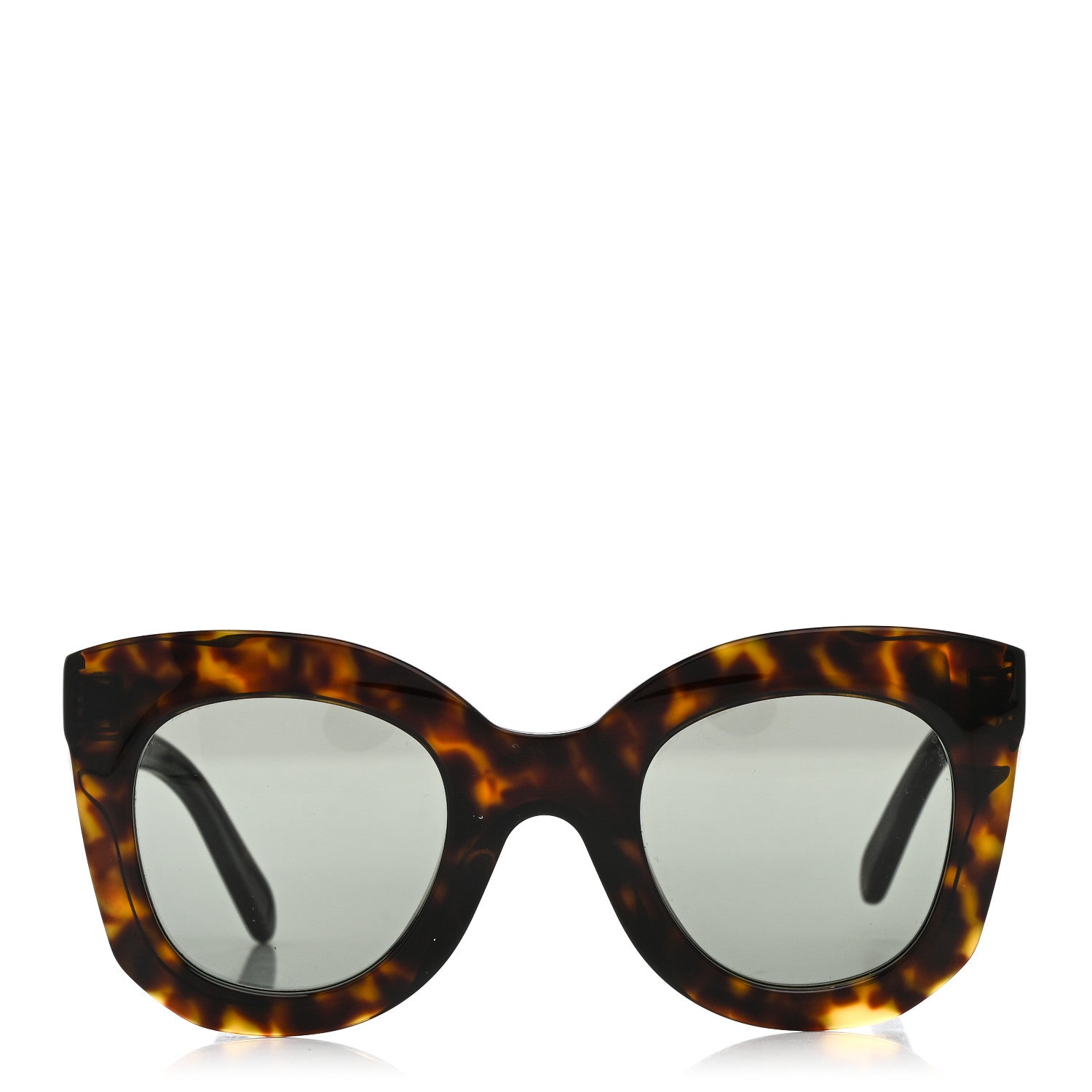 Celine Oversized Round Sunglasses CL4005IN Tortoise 2 of 7