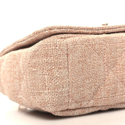 Christian Dior Linen Macrocannage Small Caro Bag Rose 9 of 10
