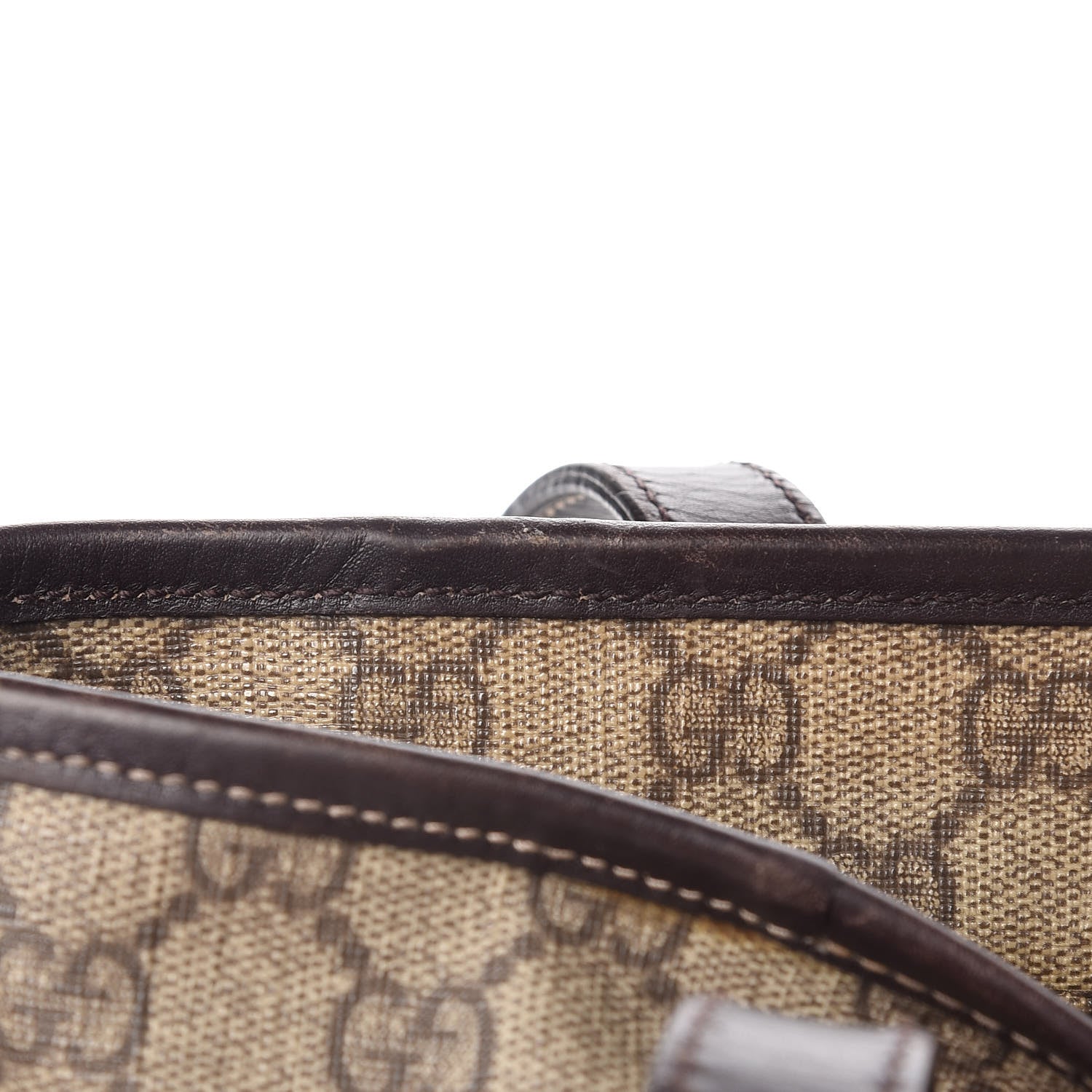 Gucci GG Supreme Monogram Small Joy Tote Dark Brown 12 of 20