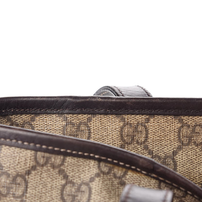 Gucci GG Supreme Monogram Small Joy Tote Dark Brown 12 of 20