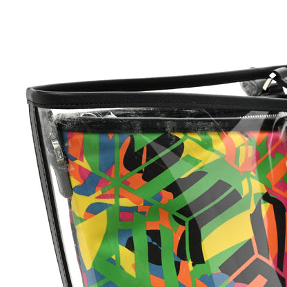MCM PVC Medium Portuna Shopper Tote Pink Multicolor 13 of 18