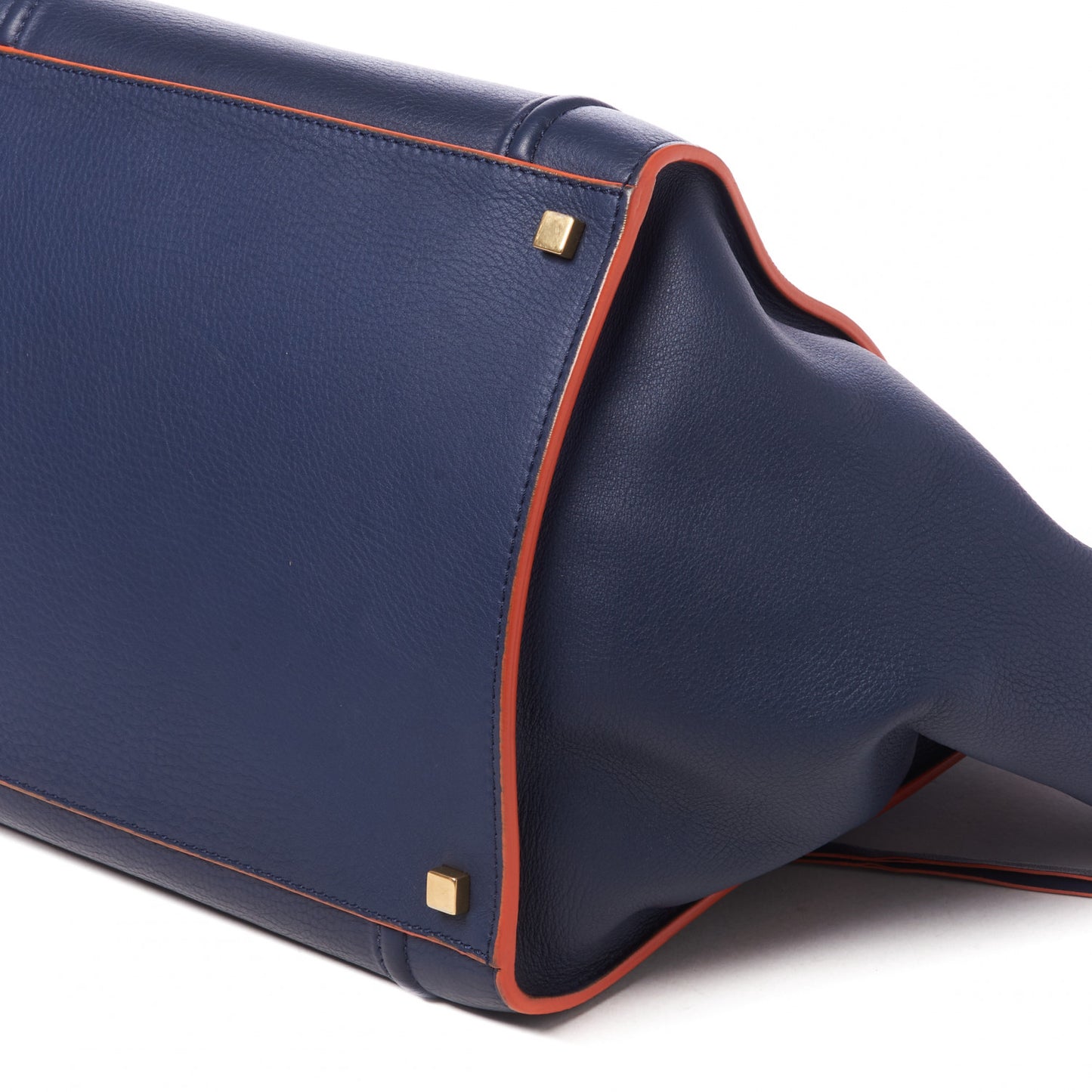 Baby Grained Calfskin Medium Phantom Luggage Midnight