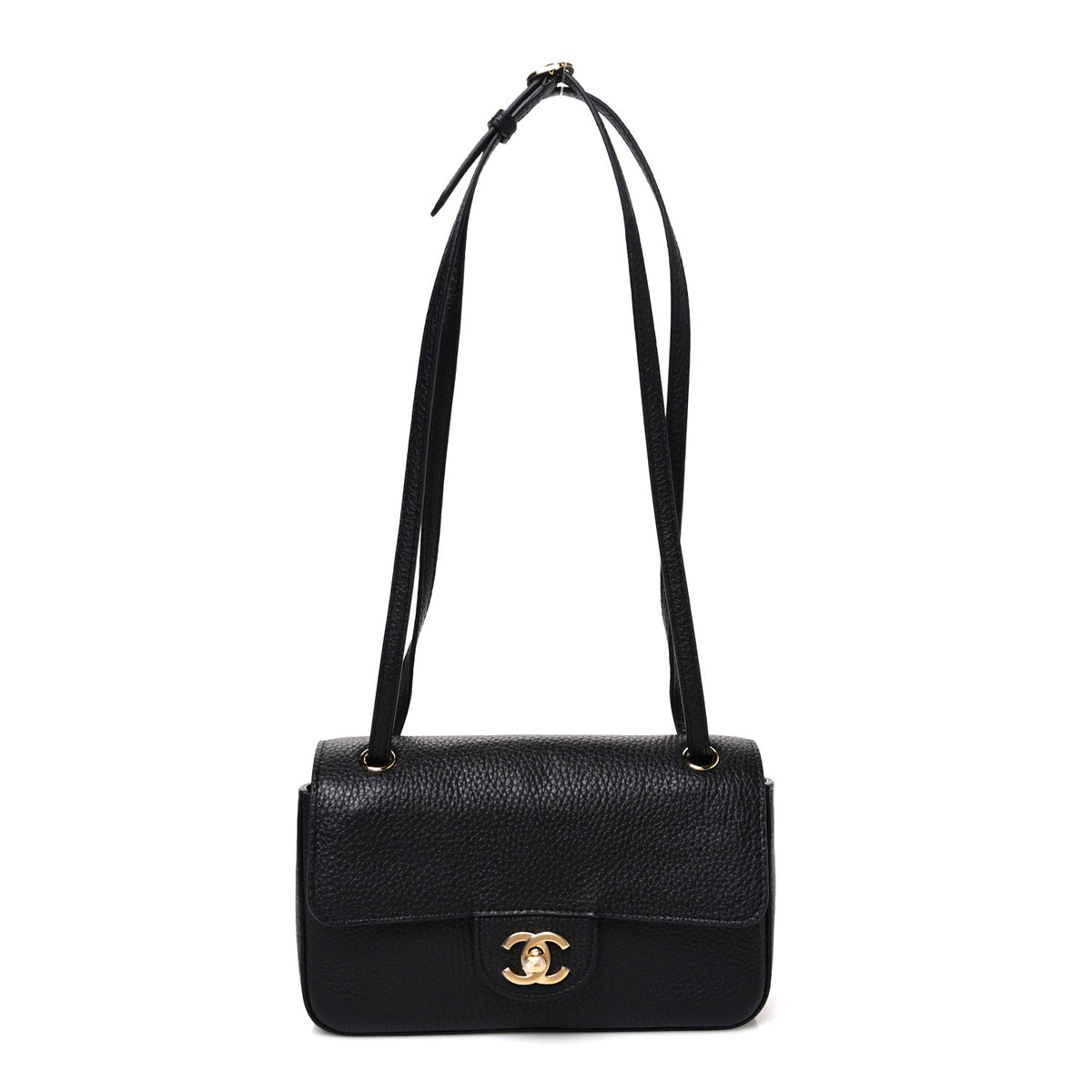 Chanel Grained Calfskin Mini Souplissimo Maxi Flap Black 1 of 11