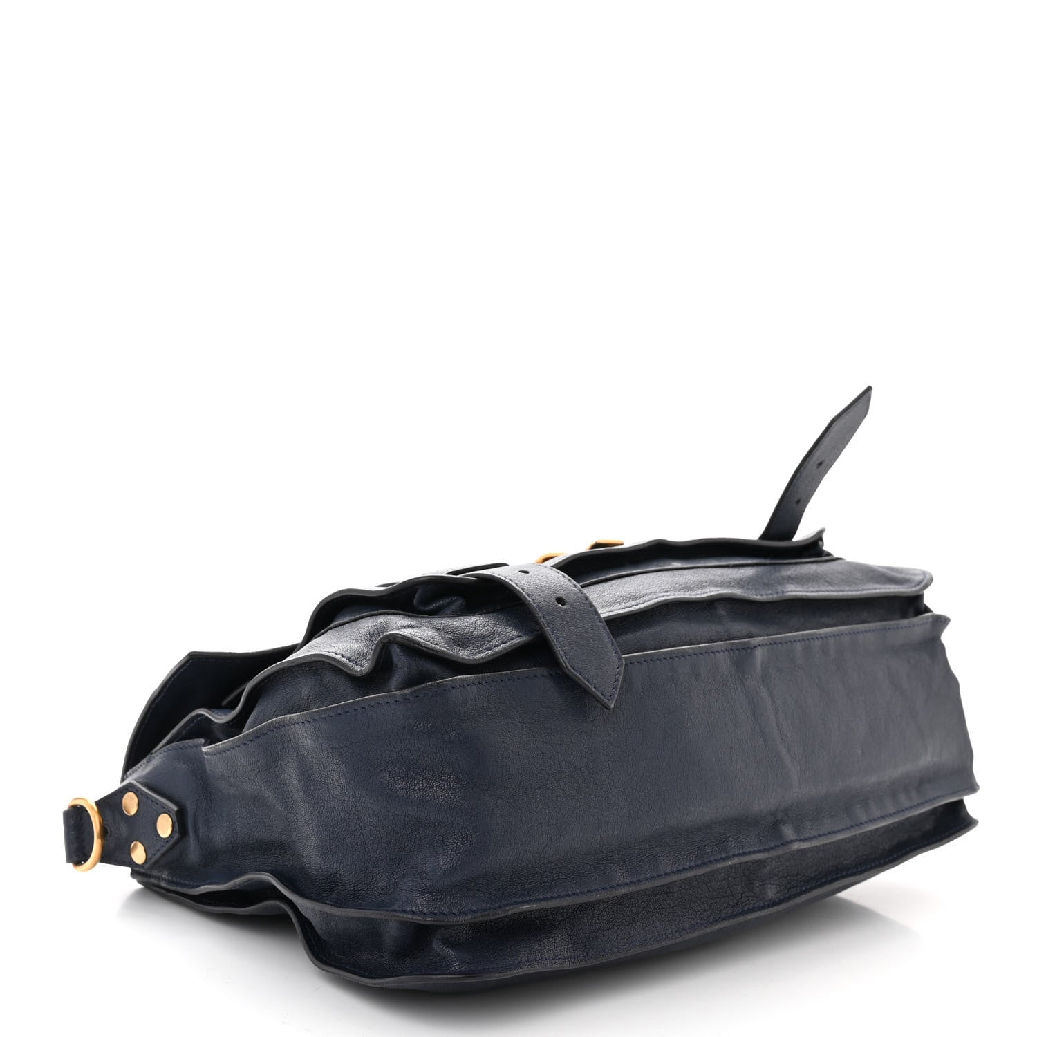 Proenza Schouler Lambskin Medium PS1 Satchel Navy 4 of 13