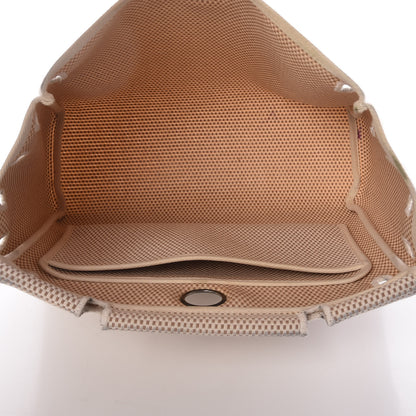 Hermes Toile Vache Calfskin Herbag 30 PM Black Natural 7 of 29