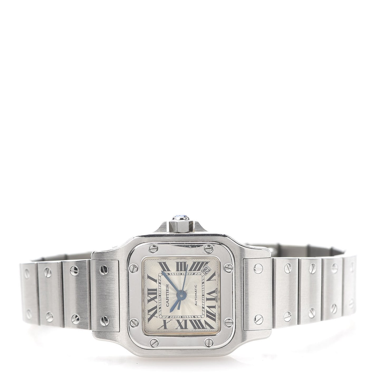 Stainless Steel 24mm Santos de Galbee Automatic Watch