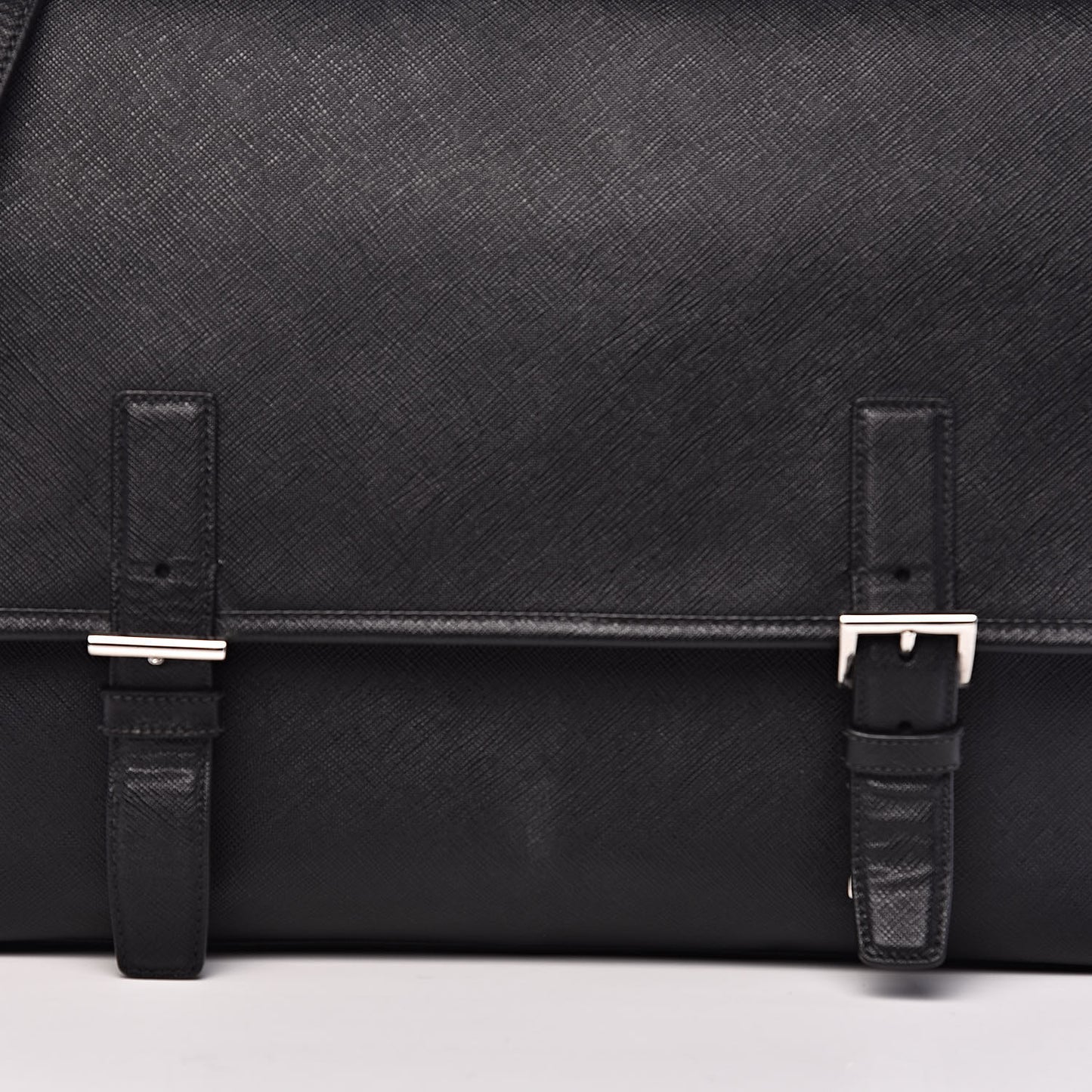 Saffiano Travel Messenger Bag Black
