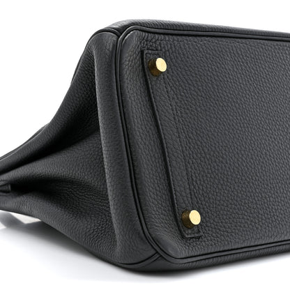 Hermes Togo BIRKIN 30 Black 10 of 16