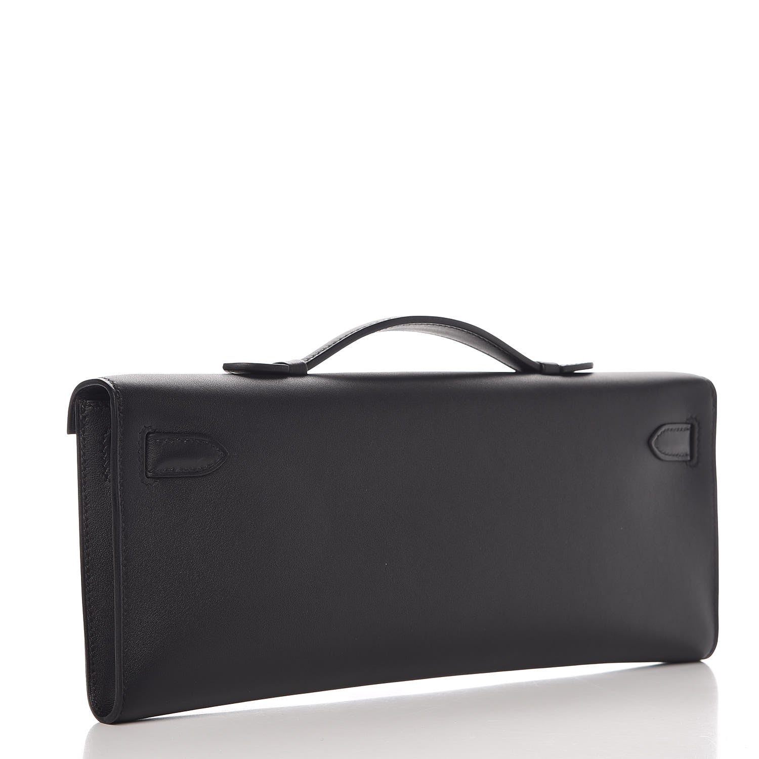 Hermes Swift Kelly Cut Clutch Pochette Black 3 of 8