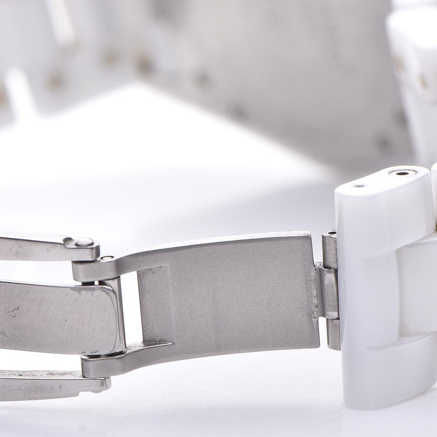 Stainless Steel Ceramic Diamond 38mm J12 Automatic Watch White