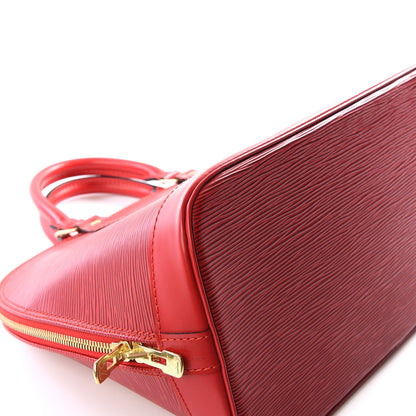 Louis Vuitton Epi Alma PM Castillan Red 5 of 10