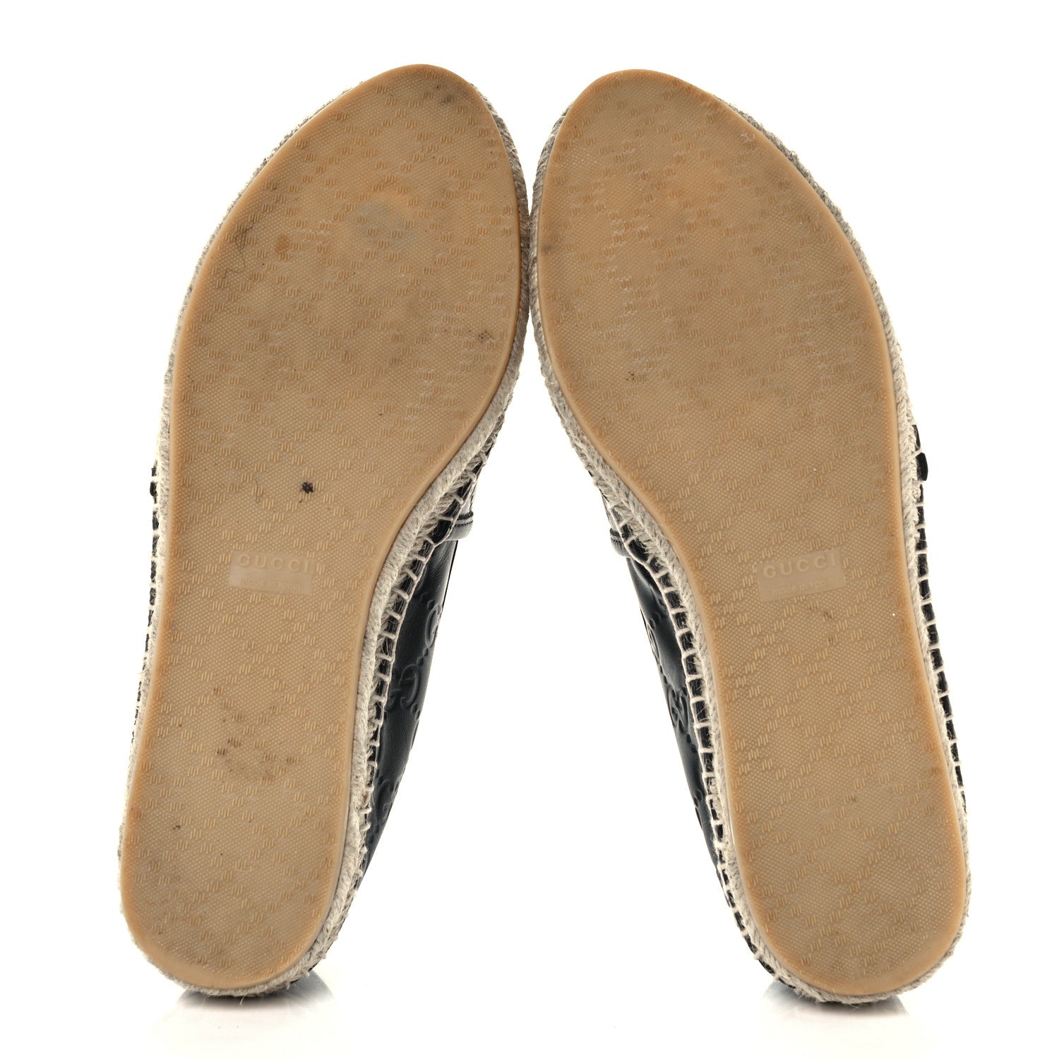 Gucci Guccissima Signature Espadrilles 38 Black 6 of 11