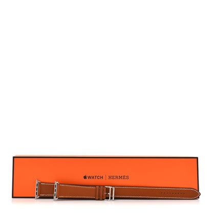 Hermes Barenia 34mm Apple Watch Double Tour Band Fauve 6 of 6