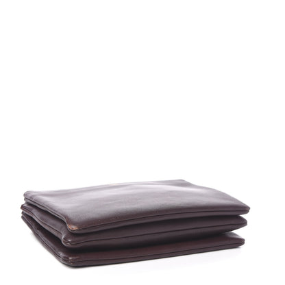 Celine Lambskin Large Trio Crossbody Bag Burgundy 3 of 10