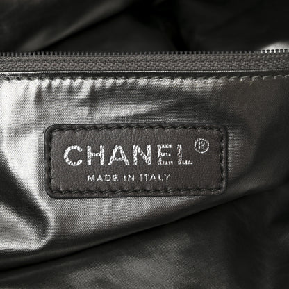 Chanel Lambskin Quilted Large Paris Moscou Red Square Bag Black 6 of 10
