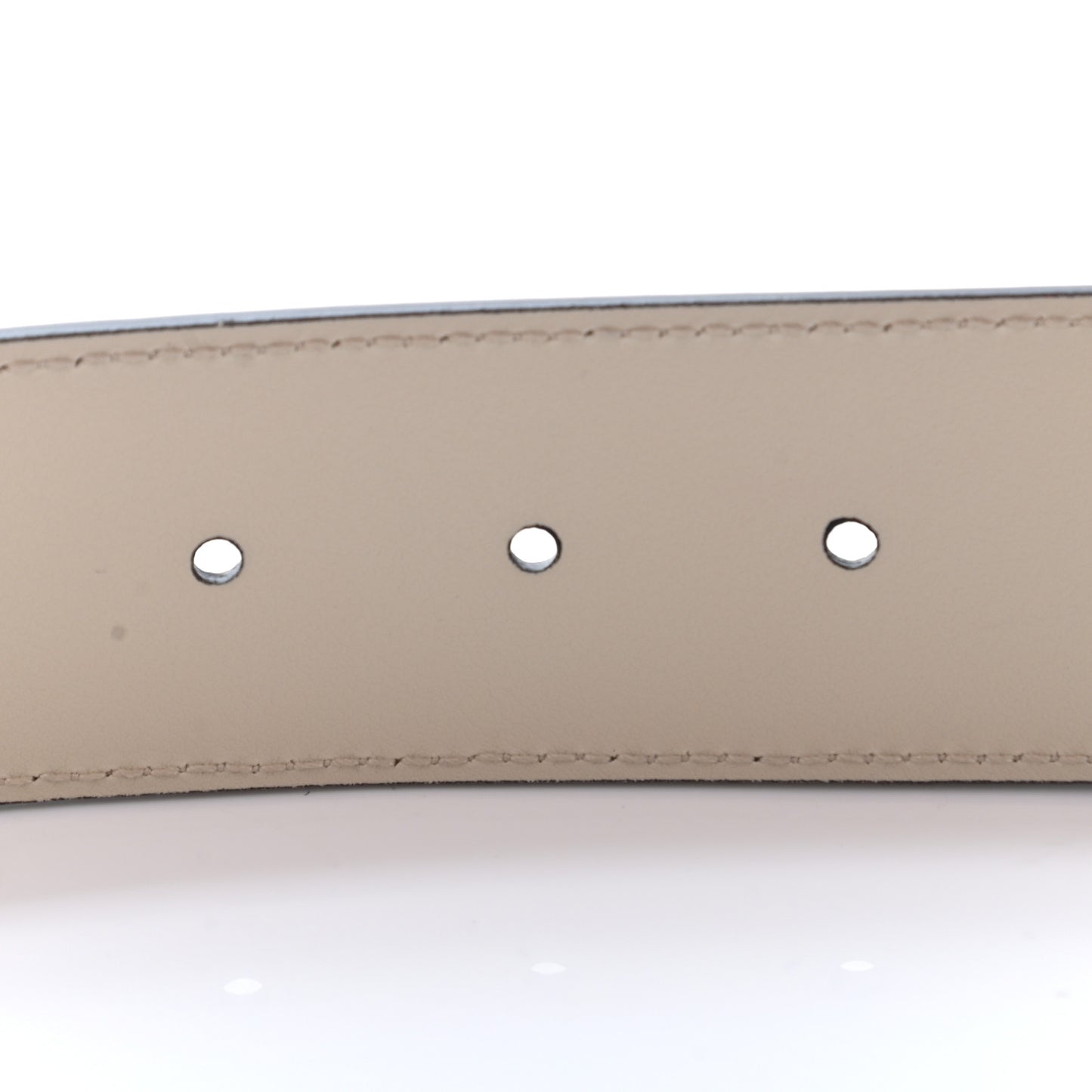 Calfskin Crystal Double G 40mm Belt 85 34 White Multicolor