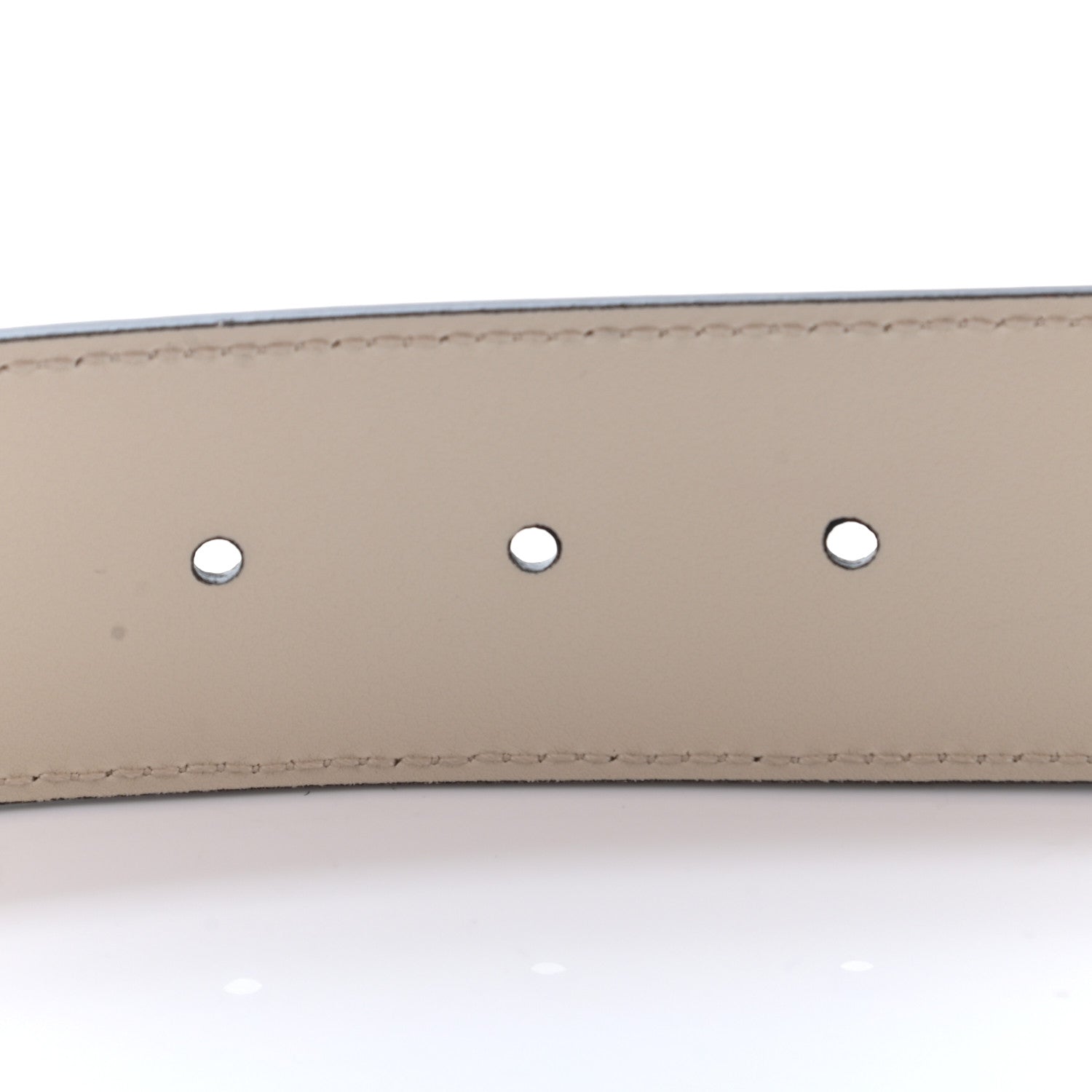 Gucci Calfskin Crystal Double G 40mm Belt 85 34 White Multicolor 5 of 5