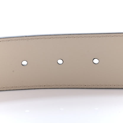 Gucci Calfskin Crystal Double G 40mm Belt 85 34 White Multicolor 5 of 5