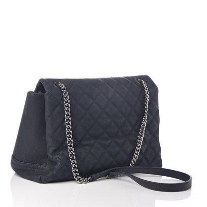 Chanel Iridescent Caviar Medium Lady Pearly Flap Blue 3 of 10