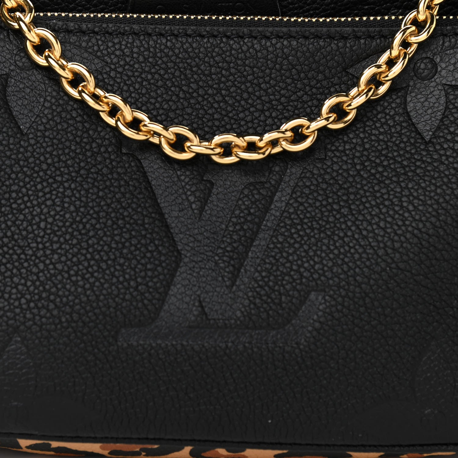 Louis Vuitton Empreinte Monogram Giant Wild At Heart Multi Pochette Accessories Black 8 of 11
