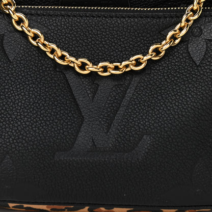 Louis Vuitton Empreinte Monogram Giant Wild At Heart Multi Pochette Accessories Black 8 of 11