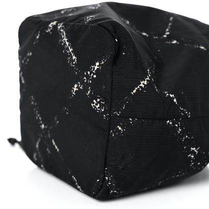 Chanel Nylon Travel Drawstring Bag Black 9 of 13
