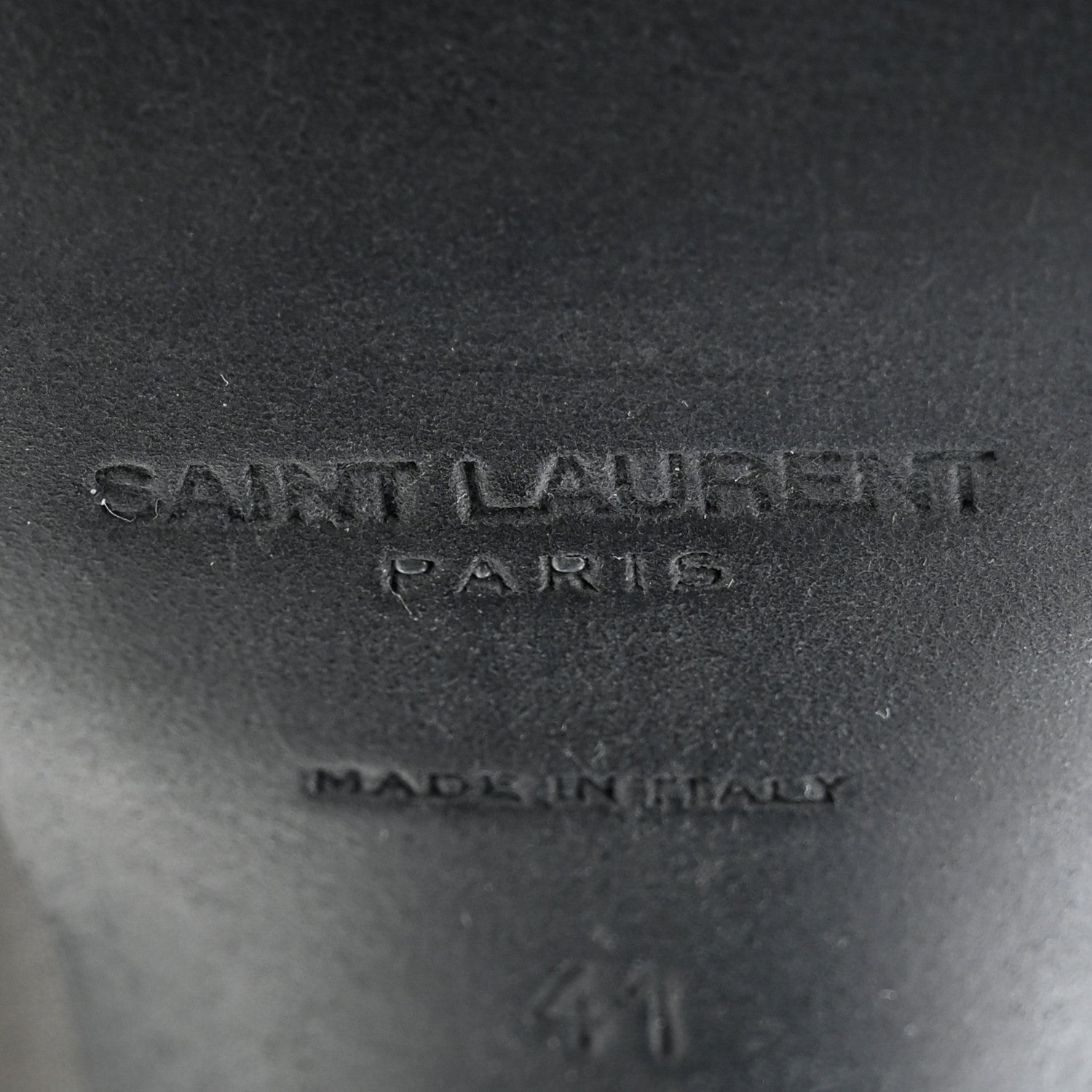 Saint Laurent Aragona Kensington 110 High Boots 41 Antracite 6 of 9