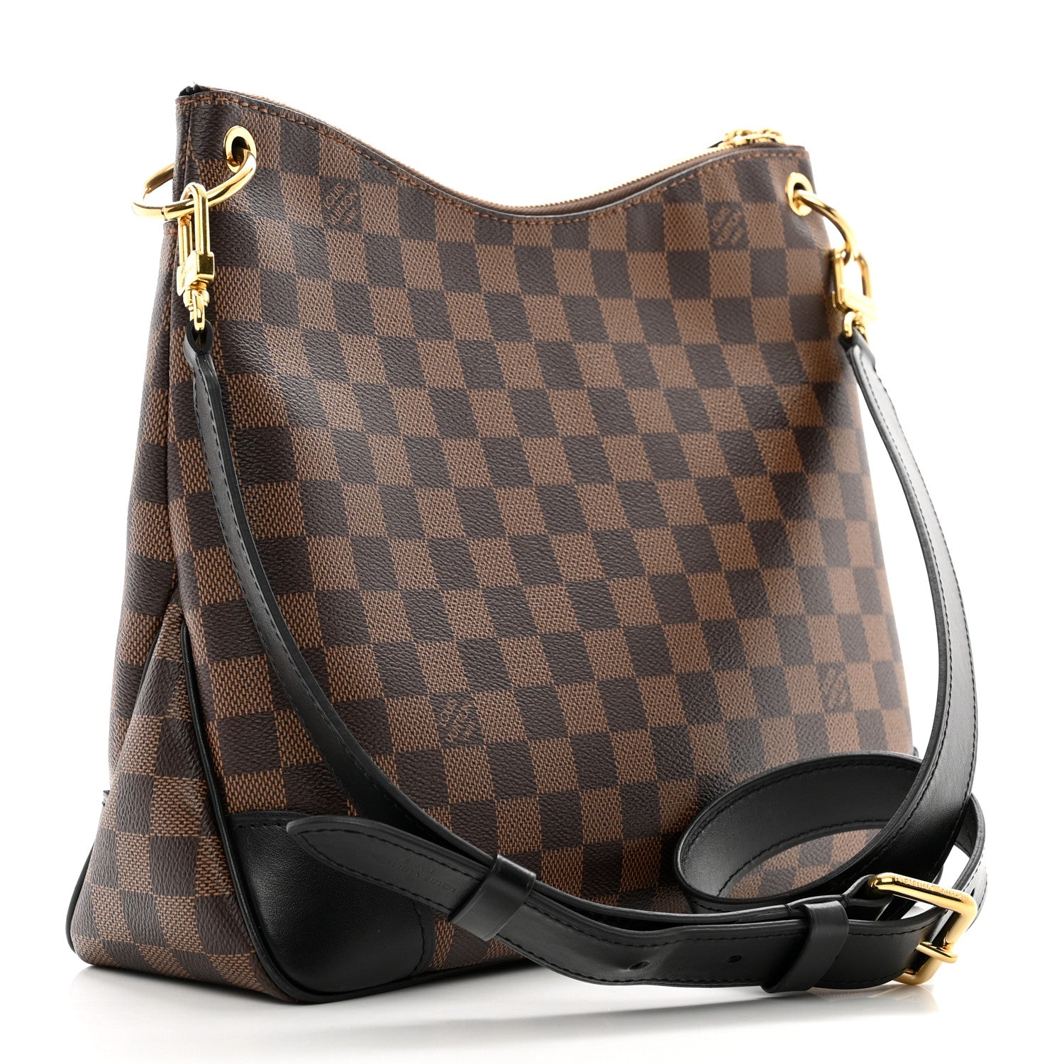 Louis Vuitton Damier Ebene Odeon MM Black 3 of 11