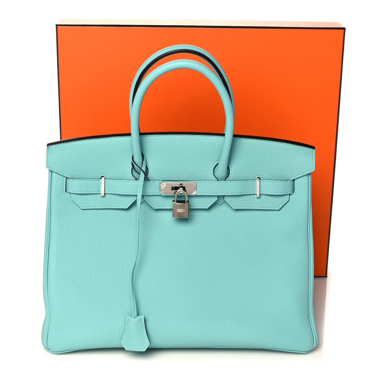 Togo Birkin 35 Bleu Atoll