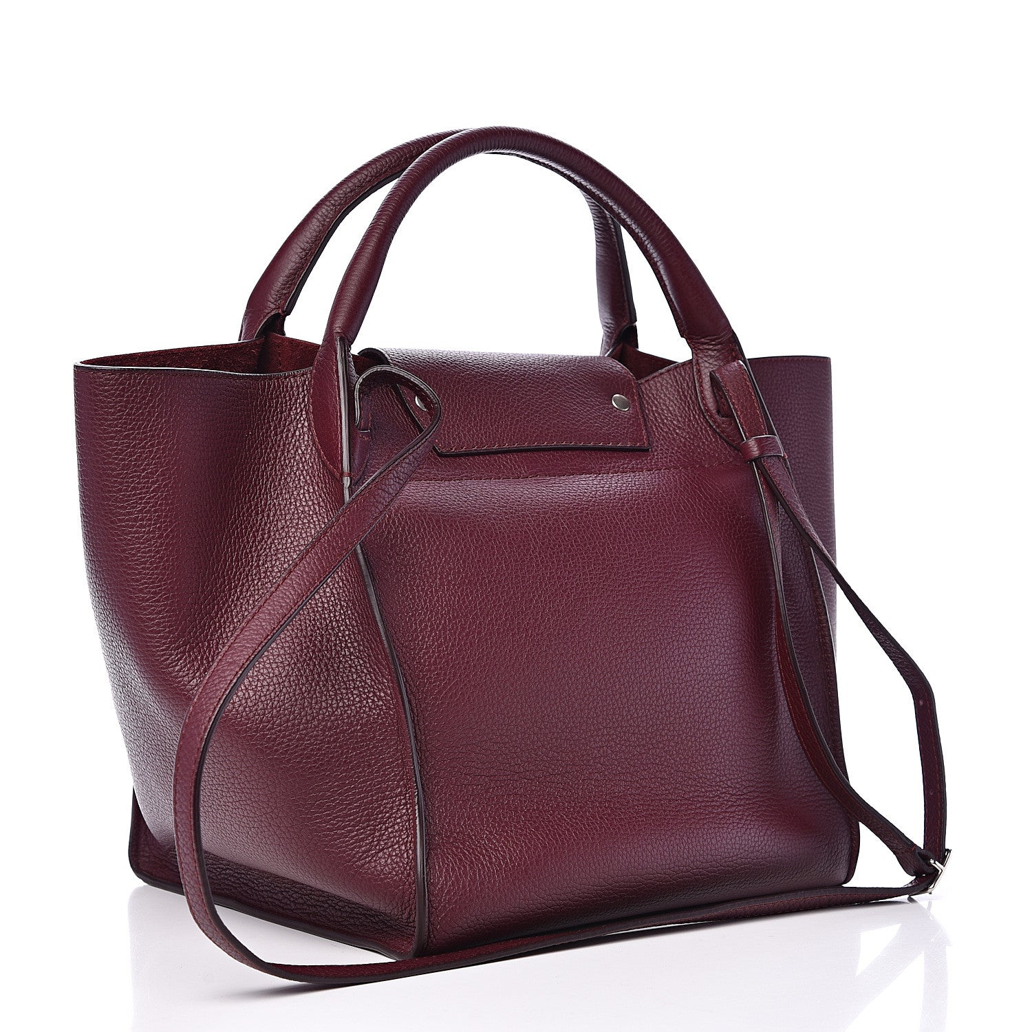 Celine Supple Grained Calfskin Small Big Bag Wine 2 of 8
