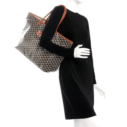 Goyard Goyardine Saint Louis GM Black Gold 2 of 9