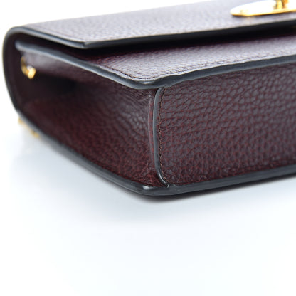 Mulberry Natural Grained Calfskin Small Darley Satchel Oxblood 7 of 12
