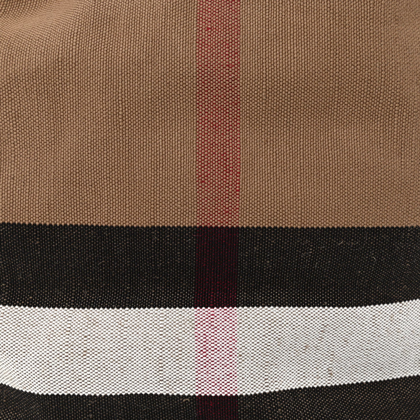 Canvas Mega Check Medium Ashby Hobo Cadmium Red