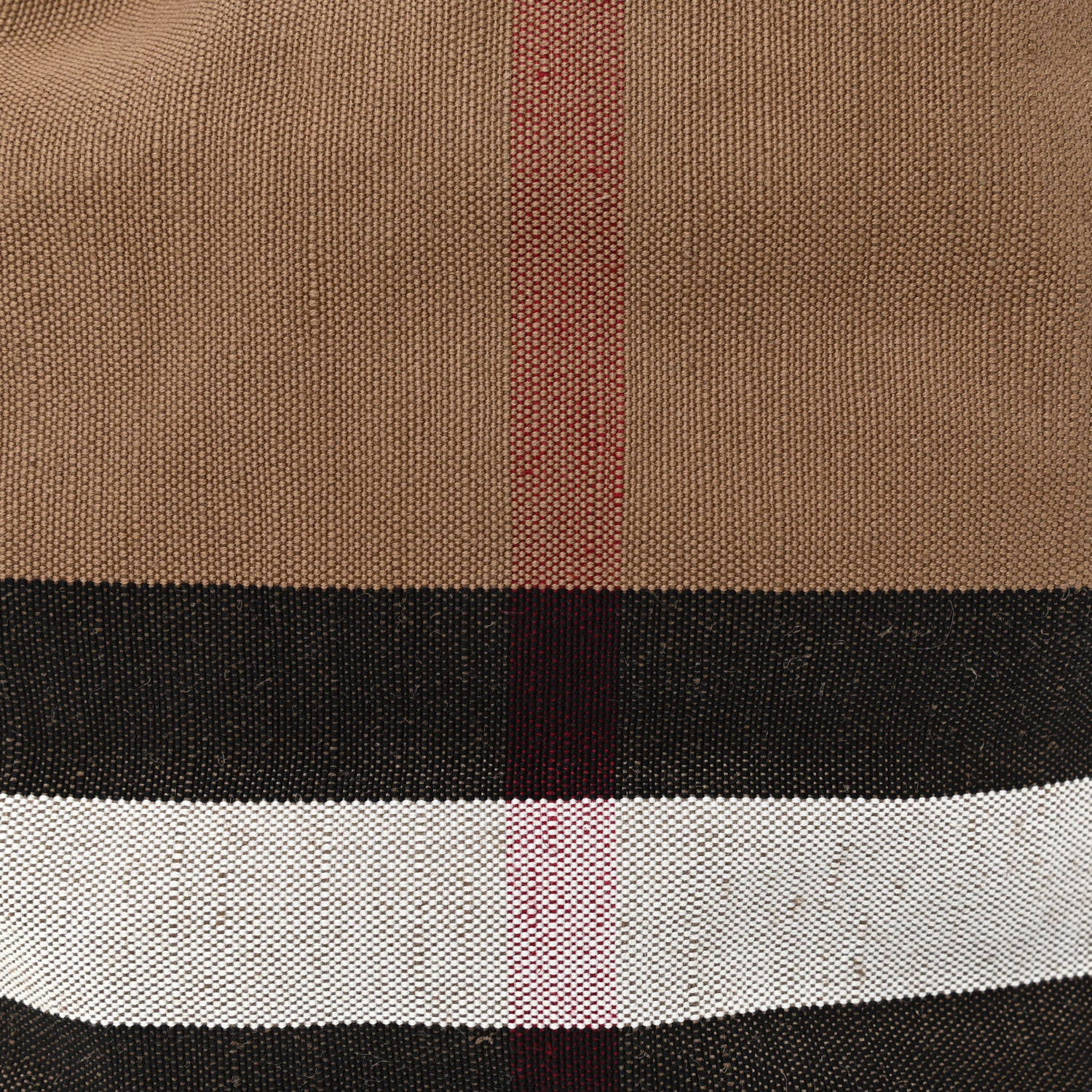 Burberry Canvas Mega Check Medium Ashby Hobo Cadmium Red 9 of 13
