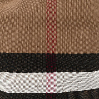 Burberry Canvas Mega Check Medium Ashby Hobo Cadmium Red 9 of 13