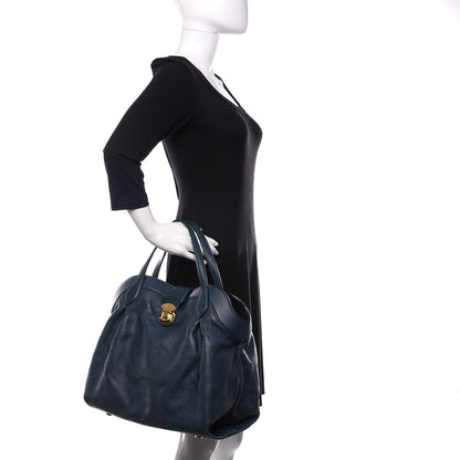 Louis Vuitton Mahina Cirrus MM Marine 2 of 9