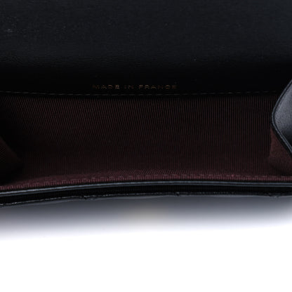 Chanel Lambskin Quilted Flap Card Holder Wallet Black 4 of 4