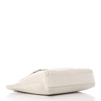 Chanel Caviar Large CC Tuck Tote Ivory 4 of 11