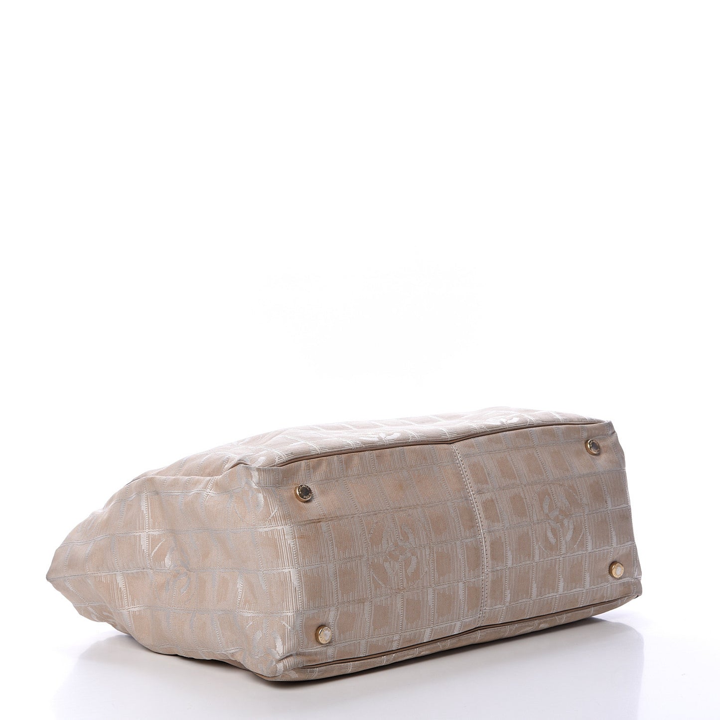 Nylon Medium Travel Tote Beige