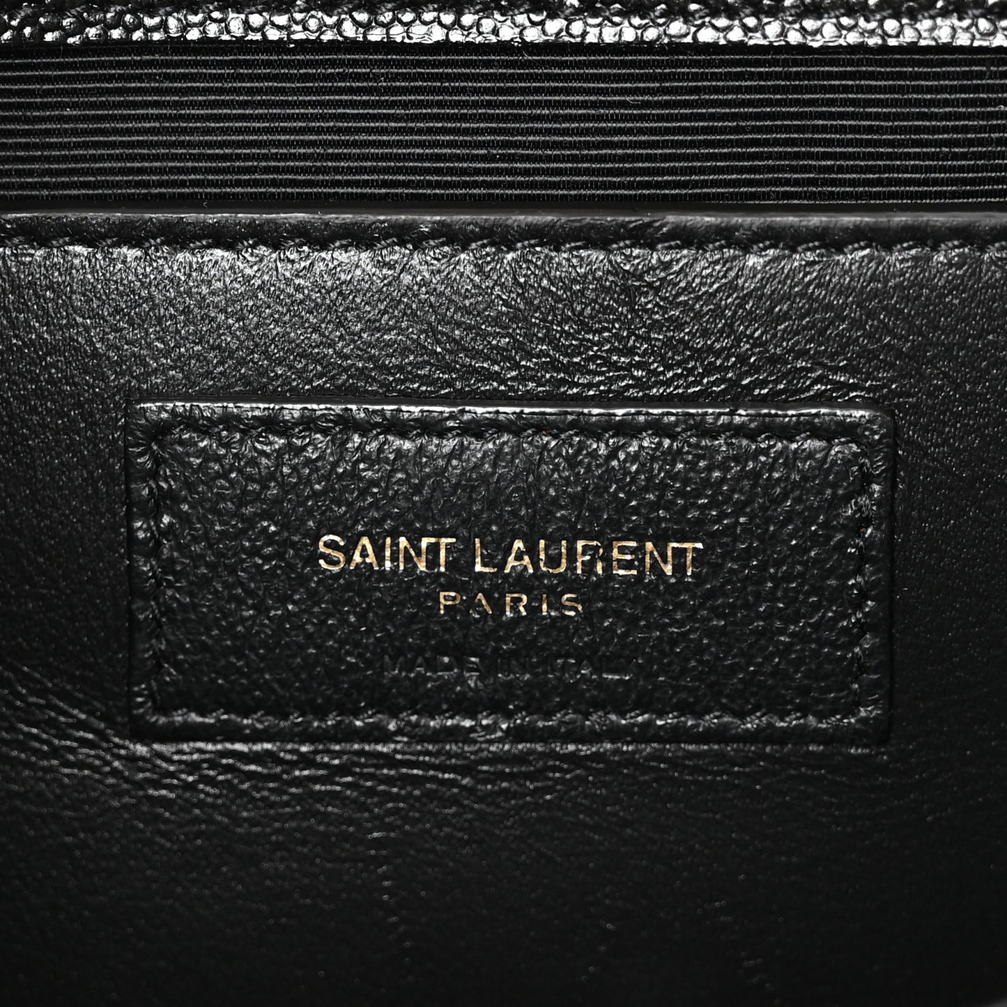 Grain De Poudre Medium Classic Monogram Kate Tassel Satchel Black