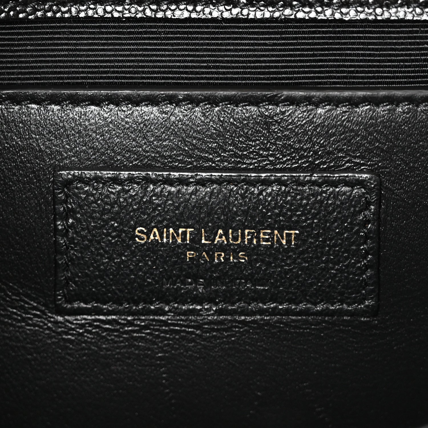 Saint Laurent Grain De Poudre Medium Classic Monogram Kate Tassel Satchel Black 5 of 9