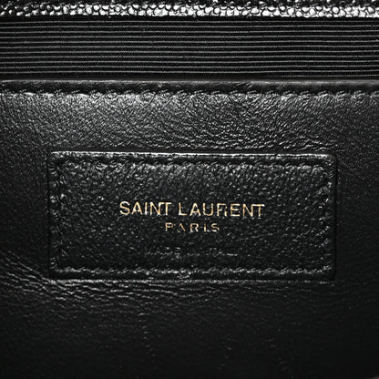Saint Laurent Grain De Poudre Medium Classic Monogram Kate Tassel Satchel Black 5 of 9