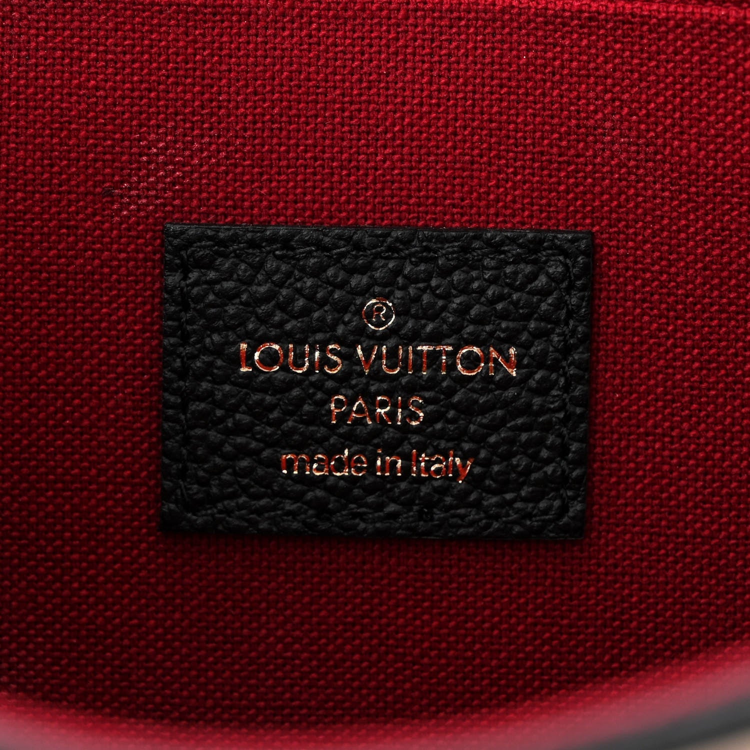 Louis Vuitton Empreinte Monogram Giant Felicie Pochette Black Beige 7 of 11