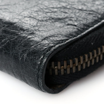 Balenciaga Agneau Classic Hardware Compagnon Wallet Black 10 of 10