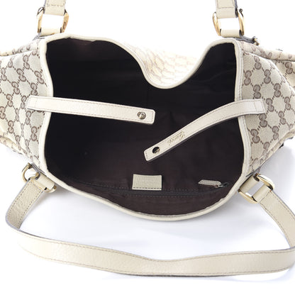 Gucci Monogram Medium Abbey Shoulder Bag Off White 5 of 10