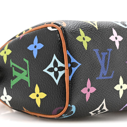 Louis Vuitton Monogram Multicolor Mini Sac HL Speedy Black 8 of 10