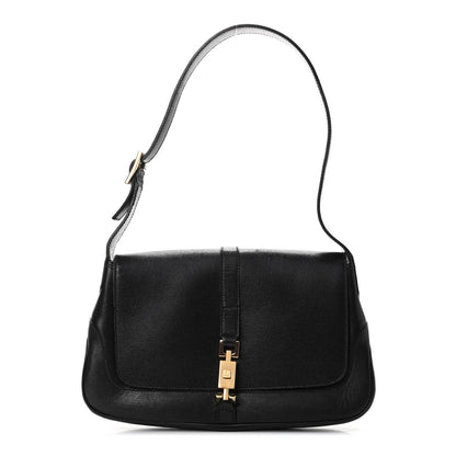 Gucci Calfskin Small Jackie O Hobo Black 1 of 5