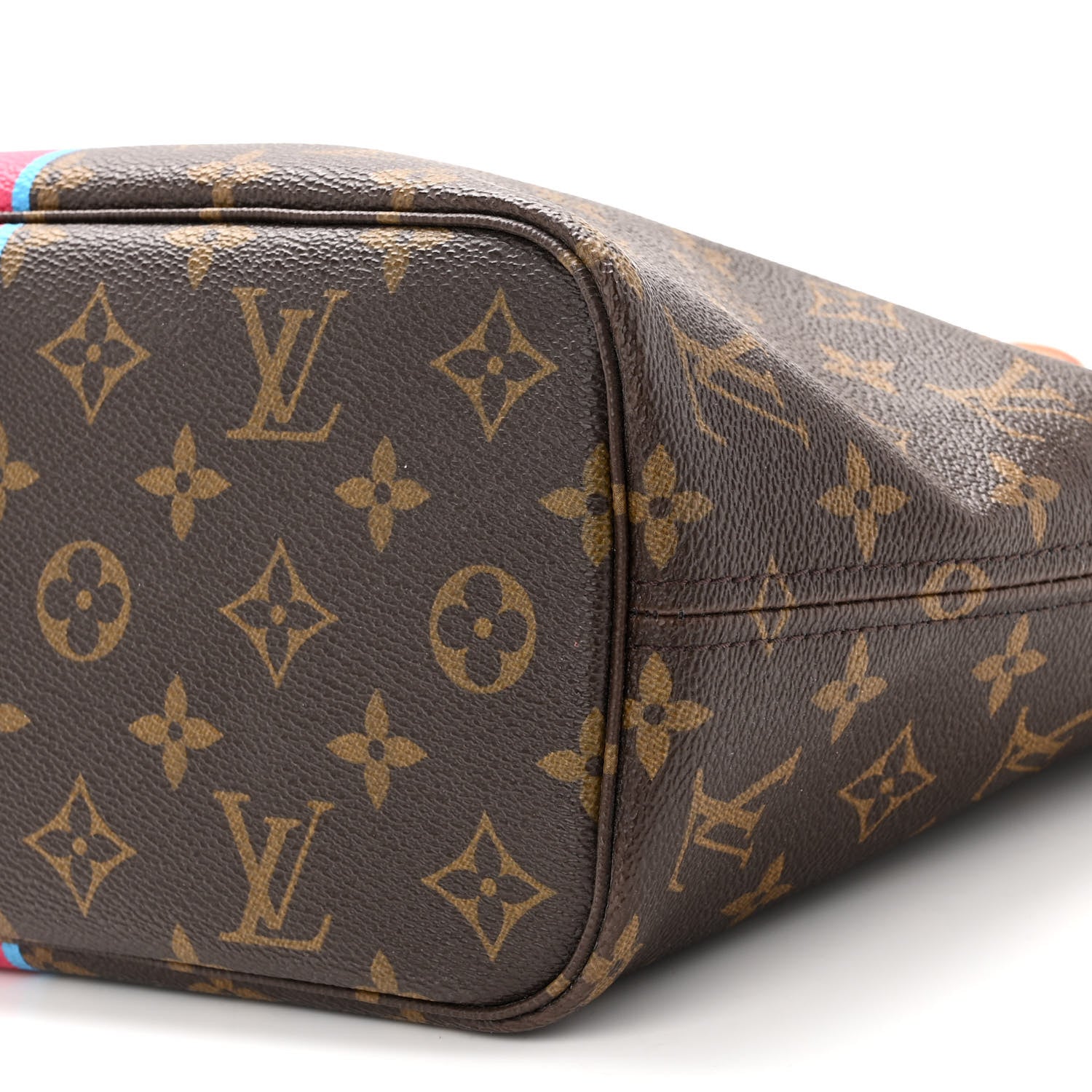 Louis Vuitton Monogram My LV Heritage Neverfull PM Fuchsia Blue Clair 8 of 8